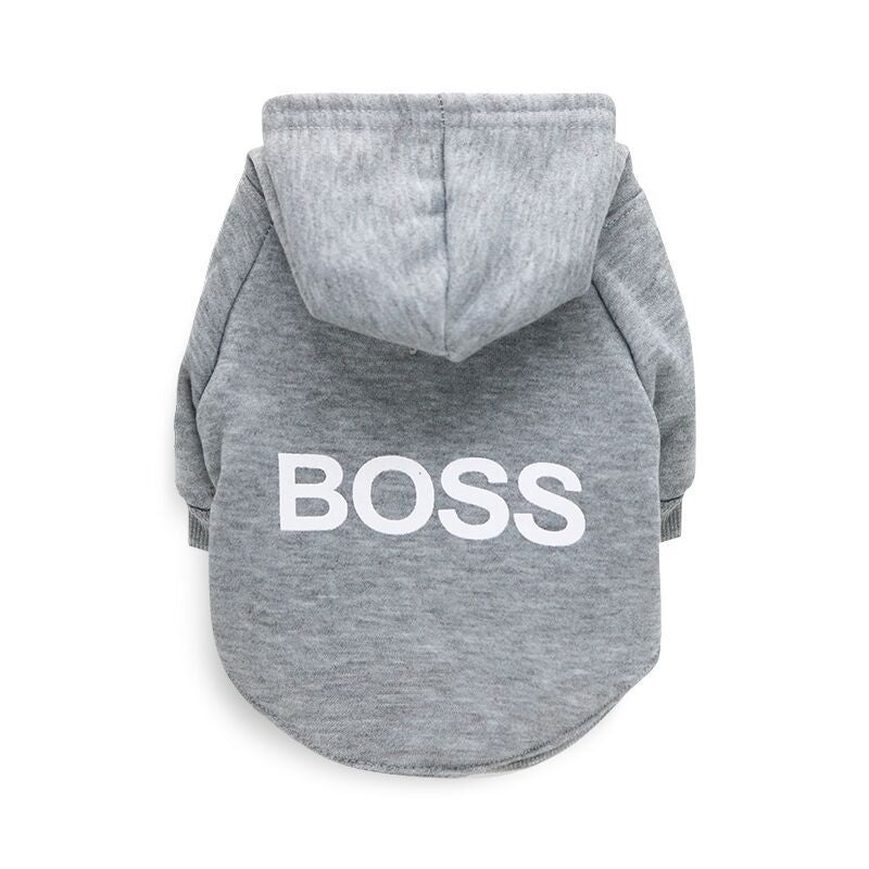 Pet Supplies Dog Clothes Fleece Printed Mommy Pet Sweater Teddy Clothes Autumn And Winter