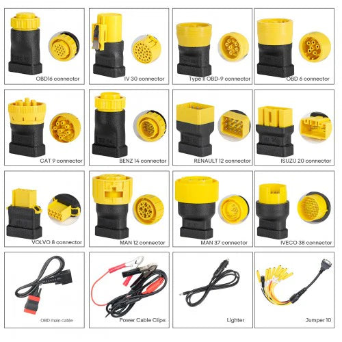 LAUNCH X431 V+ SmartLink HD Heavy Duty Truck Diagnostic Tool 12V 24V lastbiler