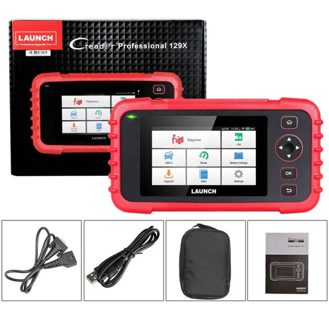 LAUNCH CRP129X V2.0, 12 Reset Services, Scan Tool for ABS, SRS, AT, Engine, FCA AutoAuth