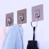 10Pcs Bathroom strong non-punching seamless hook door rear hook