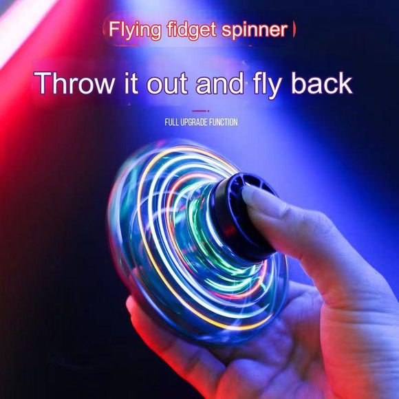 Fingertip Gyro Glowing Gyroscope Sensor Set Black Technology Plastic Suspended Ball Artifact Decompression Toy