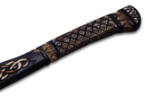Custom Handmade D2 Steel Hunting Hand Forged Camping Axe Outdoor Single Head axe with Rose Wood Handle (Tomahawk Axe-76)