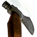 Top Quality Axe Manufacturer Damascus Steel axe Camping with Rose Wood Handle With Leather Sheath (Tomahawk Axe-30)