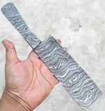 High Quality Customized Nakiri Butcher Knife Full Tang Damascus Steel Blade Stainless Steel Wood Handle Kitchen Chef Cleaver (Nakiri Knife-98)