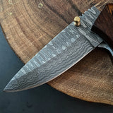 Damascus Steel Folding Knife Outdoor Survival Hunting Knife Multi Tools Camping Knives at Wholesale Prices (Folding Knife-10)