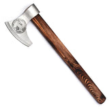 High Quality Stainless Steel 440c Blade Wood Handle Hatchet Axe Outdoor Hand Forged Camping Axe With Protected Cover (Tomahawk Axe-32)