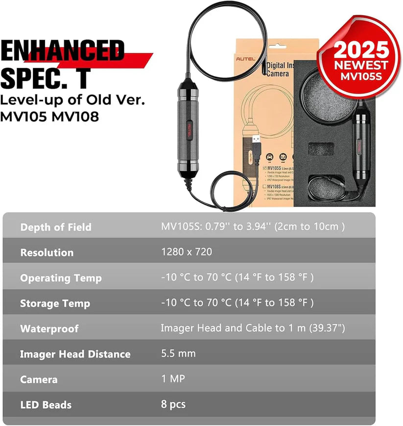 Autel MaxiVideo MV105S digital inspection camera