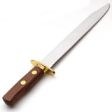 Vintage Bowie Knife – High Polished Custom Handmade Stainless Steel Bowie Knife, Perfect Grip with Wood Handle, Gift for Hunter, 8-Inch Blade Length (Bowie Knife-11)