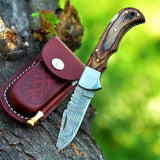 Best Selling Custom Handmade Top Quality Damascus Steel Hunting Knives Pocket Knife Folding Knives (Folding Knife-35)