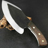 Professional High Quality Custom Handmade High Carbon Steel Chef Kitchen Cleaver Butchers Knife Meat Cleaver (Nakiri Knife-67)