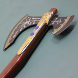 Leviathan Axe God of War Kratos Axe of Carbon Steel , Gift Axe. | Viking Axe, Movie and Game Axe (Tomahawk Axe-89)
