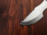 Custom Size D2 Steel Blade Tracker Fixed Blade Knife Micarta Handle with Comfortable Grip Cowhide Leather Pouch Camping Knives (Tracker Knife-21)