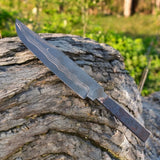 San Mai Steel Made High Quality Blank Blades Japanese Knives Hand Made Bowie Knife Blanks Blade (Blank Blade Knife-4)