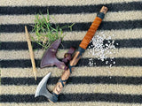 Custom Hand Forged Carbon Steel Viking Axe with Ash Wood Handle Wedding Gift, Axes Best Birthday & Anniversary Gift For Him. (Tomahawk Axe-6)