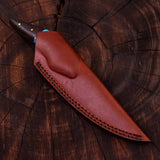 High Quality Custom Handmade Damascus Chef Knife Damascus Steel Chef Kitchen Knife (Skinner Knife-10)