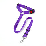 Pet Car Seat Belt Traction Rope Cross-border Hot Picking Dog Rope Retractable Large Dog Ring Buckle Dog Chain Nylon