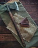 Handcrafted Hot-Forged Iron Axe for an unforgettable hunting experience! "Handmade, sharp and durable axes" (Tomahawk Axe-23)