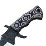 New Design 2025 Custom Handmade D2 Steel Bowie Knife With 8 inches Blade & Wood Handle Perfect Premium Leather Sheath. (Bowie Knife-1)