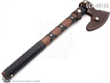 High Quality Carbon Steel Blade Wood Handle Hatchet Axe Outdoor Hand Forged Camping Axe With Protected Cover (Tomahawk Axe-79)