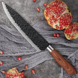 Professional High Quality Custom Handmade High Carbon Steel Chef Knife With Pure Leather Sheath  (Chef Knife-96)