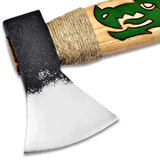 Top-Rated Traditional High Carbon Steel Viking Axe Handcrafted for Tactical Combat Bushcraft and Historical Camping Axe. (Tomahawk Axe-9)