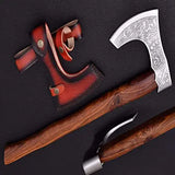 Top Quality Axe Manufacturer for Axe Wooden Packing Series Color Handle Type With Protected Cover (Tomahawk Axe-56)