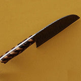 Professional High Quality Damascus Steel Chef Cleaver Stainless Steel Handle Leather Sheath Meat Kitchen Use (Nakiri Knife-28)