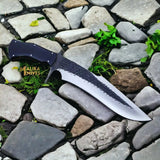 New Design 2025 Custom Handmade D2 Steel Bowie Knife 8 inches Blade  – Wood Handle with Perfect Premium (Bowie Knife-2)Leather Sheath