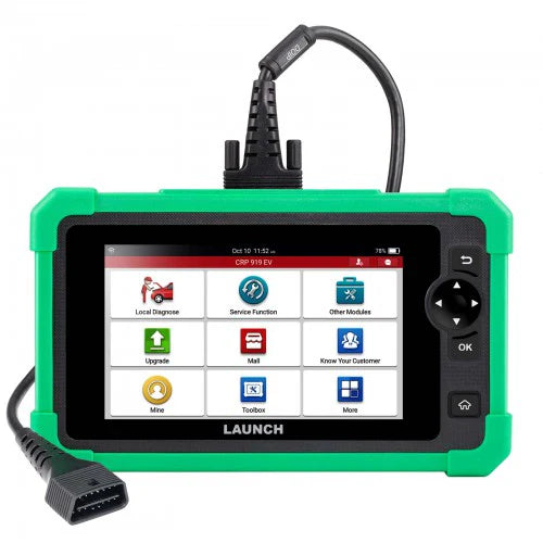 LAUNCH X431 CRP919 EV Diagnostic Scanner for Electric Vehicles Support for New Energy Vehicles CAN FD, DoIP, Action Test