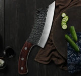 Top Quality Custom Handmade High Carbon Steel Professional Chef Kitchen Cleaver Nakiri Butcher Knife (Nakiri Knife-46)