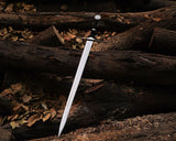 Custom Handmade Witcher Sword, Wild Hunt Geralt of Rivia Limited Edition White Wolf Monster Slayer Sword, / Beautiful Gift  (SWORD-6)