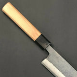 Professional Custom Handmade High Carbon Steel Blade Hand Forged Rustless Chef Kitchen Santoku Knife With Leather Sheath (Chef Knife-97)