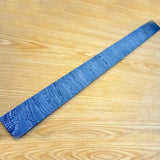 Custom Handmade 24\" Damascus Steel Blank Billet Stainless DIY Grade for Industrial Knife  (Blank Blade Knife-31)