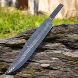 San Mai Steel Made High Quality Blank Blades Japanese Knives Hand Made Bowie Knife Blanks Blade (Blank Blade Knife-4)