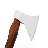 Portable Carbon Steel Camping Axe Camping Tool Multi Purpose Hatchet Wooden Handle With Protected Cover (Tomahawk Axe-83)