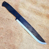 Hand Forged Custom Handmade Carbon Steel Chef Knife Blank Blade Full Tang Best for Your Outdoor Knives (Blank Blade Knife-7)
