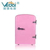 USB Refrigerator Mini Cosmetic Box Car Home Dual-use Cooling And Heating Box Available Charging Treasure Charger Mini Refrigerator