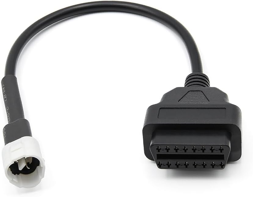 OBD2 OBDII Diagnostic Cable 6 Pin to 16 Pin Adapter Compatible with Suzuki Motorcycle
