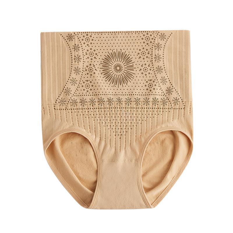 Body Shaping Carved Belly Tinting Panties Women's High Waist Hip Lifting Slimming Pants Tight Body Shaping Pants Waist Postpartum Belly Tinting