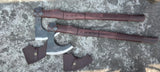 HandMade Carbon Steel Viking Axe with Rose Wood Handle Wedding Gift, Axes Best Birthday & Anniversary Gift For Him. (Tomahawk Axe-1)