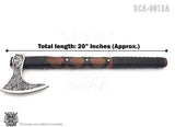High Quality Carbon Steel Blade Wood Handle Hatchet Axe Outdoor Hand Forged Camping Axe With Protected Cover (Tomahawk Axe-79)