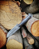 Handcrafted Tactical 12 inches Knife in Carbon Steel Shoulder Rig Accessibility, Fusion of Power and Elegance with Pure Leather Sheath  (Nakiri Knife-100)