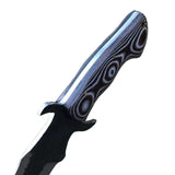 New Design 2025 Custom Handmade D2 Steel Bowie Knife With 8 inches Blade & Wood Handle Perfect Premium Leather Sheath. (Bowie Knife-1)