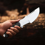 Handmade Stainless Steel tracker Knife with Micarta Sheet Handle and Fine Leather Sheath Bush Craft Survival Tracker Knives (Tracker Knife-15)