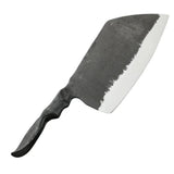 Kitchen Essentials Chef Cleaver Knife Carbon Steel Hand Forged Butcher Knife With Forged Handle For Kitchen Uses. (Nakiri Knife-76)