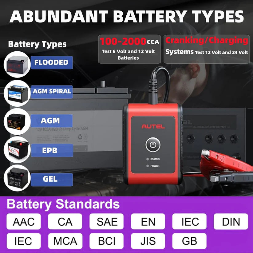Autel MaxiBAS BT506 Auto Battery & Electrical System Analysis Tool