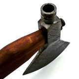 Top Quality Axe Manufacturer Damascus Steel axe Camping with Rose Wood Handle With Leather Sheath (Tomahawk Axe-30)
