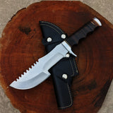 Multifunction Fixed Blade tracker Knives D2 Tracker Knife Custom Handmade D2 Steel tracker Knife With Sheath (Tracker Knife-8)
