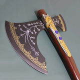 Leviathan Axe God of War Kratos Axe of Carbon Steel , Gift Axe. | Viking Axe, Movie and Game Axe (Tomahawk Axe-89)
