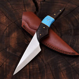 High Quality Custom Handmade Damascus Chef Knife Damascus Steel Chef Kitchen Knife (Skinner Knife-10)